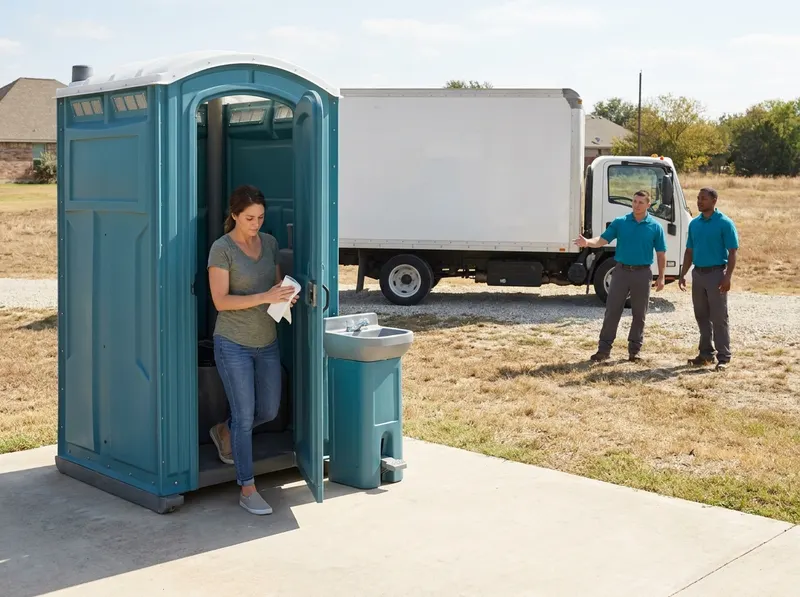Flushable Restrooms with Sinks in Floresville, TX